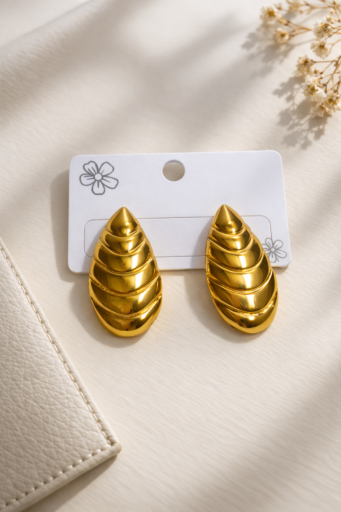 Gold Leaf Earrings