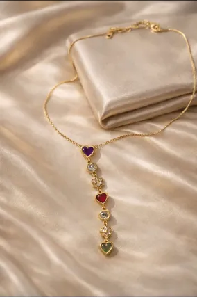 Multi Colour Stone Necklace