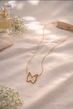Butterfly Gold Plated Necklace